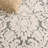 Blossom Hand Tufted Wool; Cotton Damask; Floral Indoor Rug-1915166893