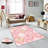 Stylish Woven Carpet, 5.6 x 7.5 Feet, 100% Polyester, 0.3 in Pile Height | Antibacterial, Non-Slip PVC Felt Dot Underside, Machine Washable | 3D Digital Printing, Durable & Easy to Maintain - Perfect for Any Room-114227083