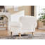 Fauteuil d'appoint 41,75 "surdimensionné avec accoudoirs encastrés et pieds en bois massif-1269184565