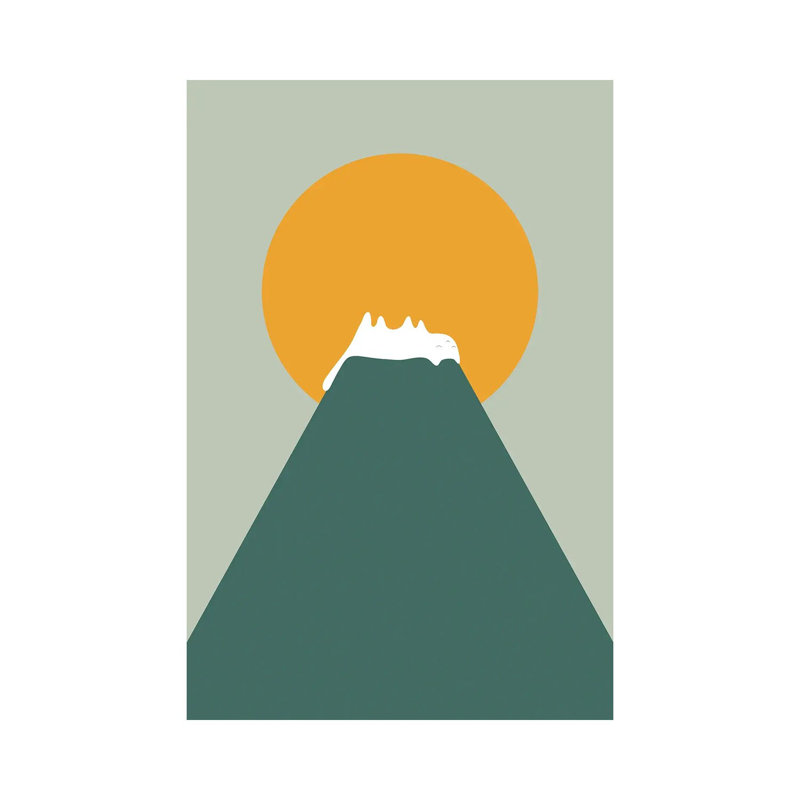 «Cat Landscape XXV III-C» par Lim Heng Swee - impression sur toile tendue, H 18 po x l 12 po x 1,5 po