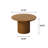 Round Extendable Wood Dining Table