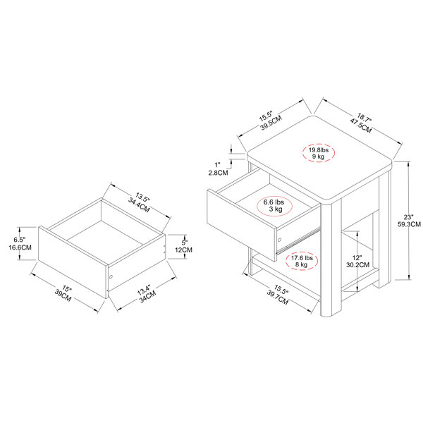 Dimensions du produit