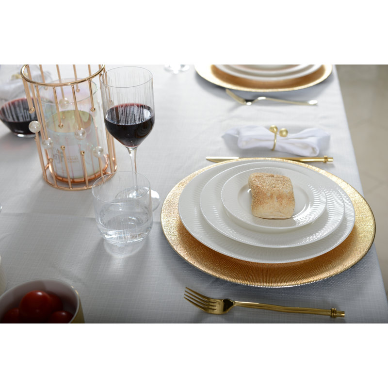 Princess Dinner Plate, White