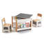 Ensemble multifonctionnel de table et chaises pour enfants avec rangement et plateau de table réversible, 3 à 6 ans