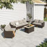 Girtie 8 - Person Patio Conversation Set with Cushions