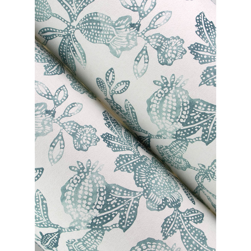 Destin Stripe Wallpaper, Teal