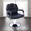 Fauteuil de coiffeur professionnel - fauteuil hydraulique durable avec inclinaison de 135 °, hauteur réglable et cape de coiffeur