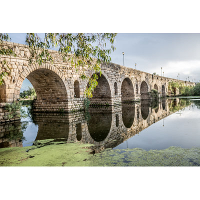 Anais Merida Roman Bridge - Wrapped Canvas Print