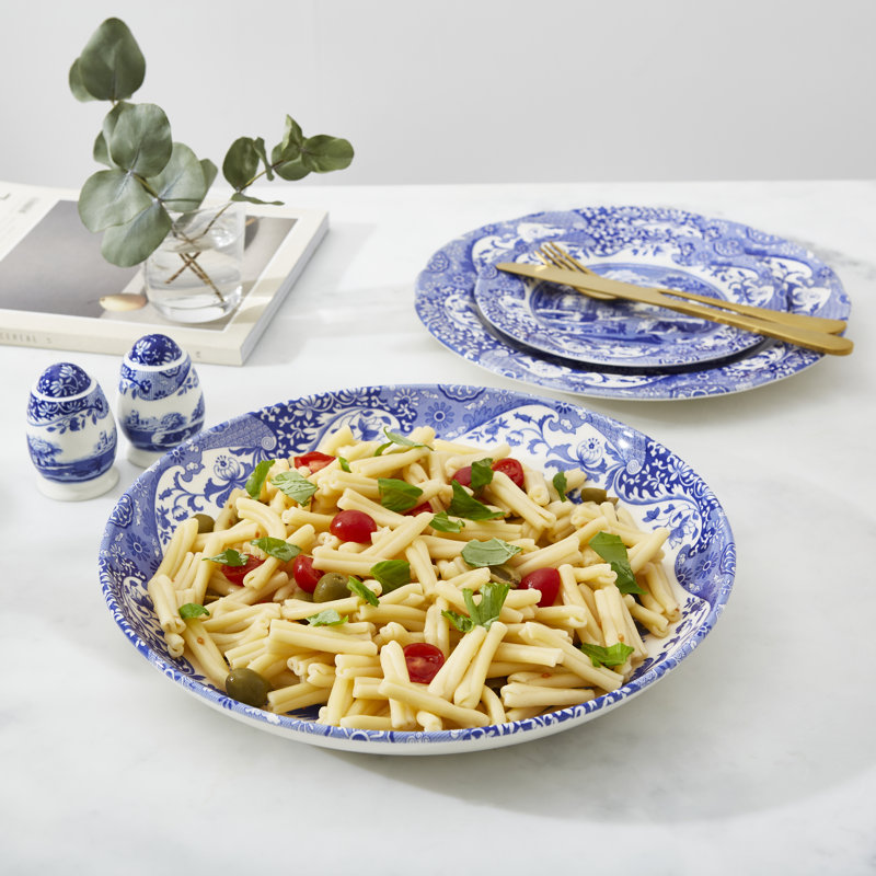 Classic Blue Italian Pasta Bowl