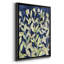 Indigo Blooming Night I, toile encadrée de qualité supérieure - prête à être accrochée-536801044-536801047