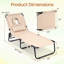 Chaise longue inclinable Carrizal