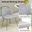 Chaise d'appoint empilable en velours-475028185