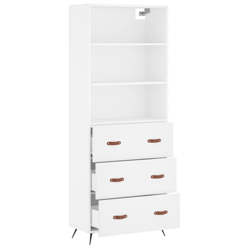 Otteridge 180cm H x 69.5cm W Standard Bookcase