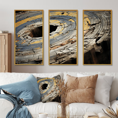 «Abstract Graceful Woodland Charm I», reproduction d'art murale abstraite