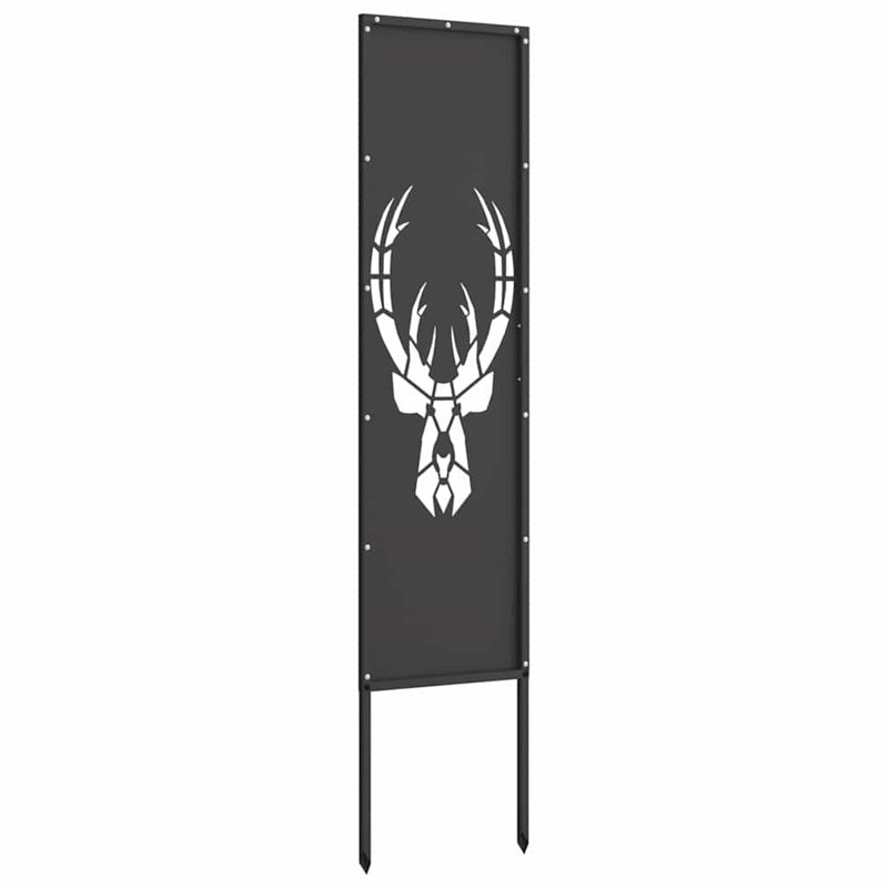 140 cm H x 50 cm W Fence Panels Fencing with 1 Panel(s) Included, Black, 140cm H x 32cm W x 1.7cm D