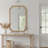 Solid Wood Frame Rounded Corner Decorative Mirror-366820782-366820781