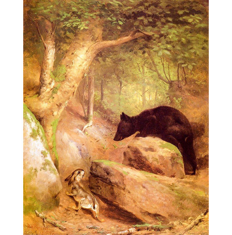 «Millwood Pines Beard», art sur toile tendue par William Holbrook Gallery: The Disutted Way 53268, H 45 po x l 36 po
