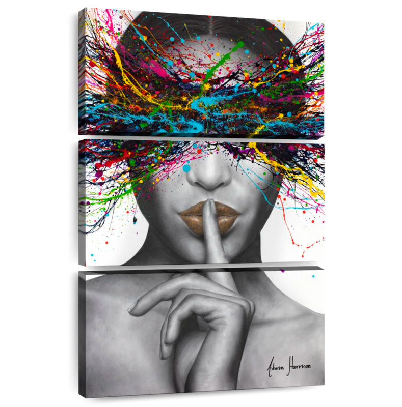 Leisha Sounds Of Silence, 32" H x 20" W