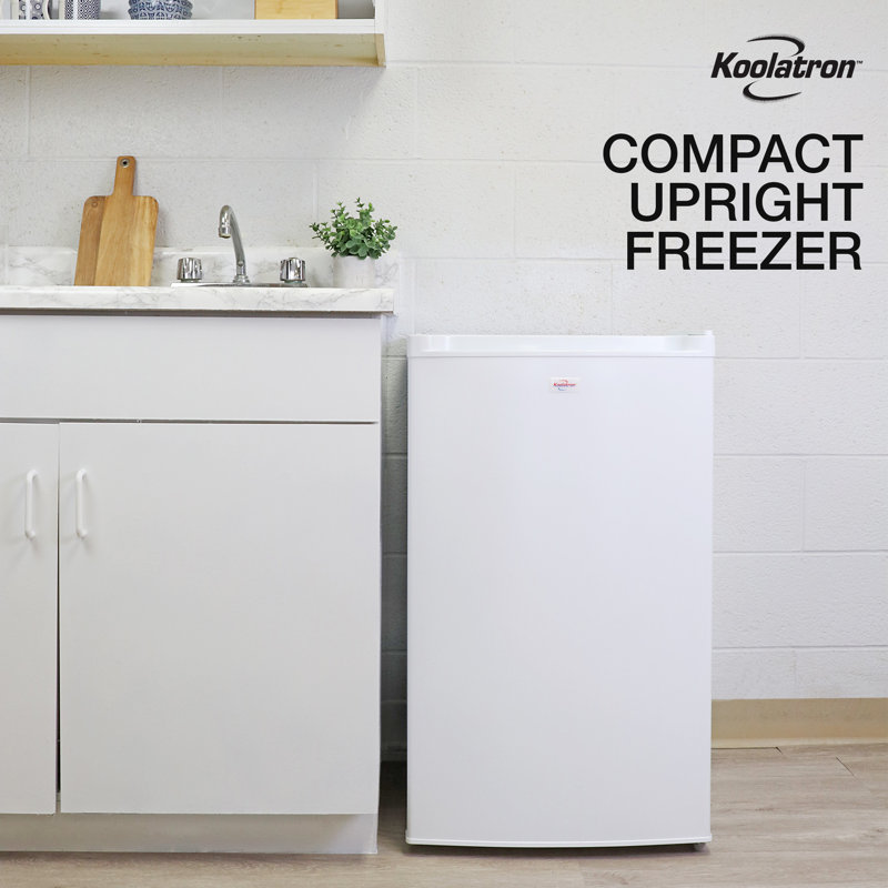 3.1 Cu. Ft. Upright Freezer with Adjustable Temperature Control, Garage-Ready,Reversible Door, and Removable Storage Baskets