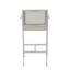 29.50" Barstools with Silver Rust-Proof Aluminum Frame, Set of 2