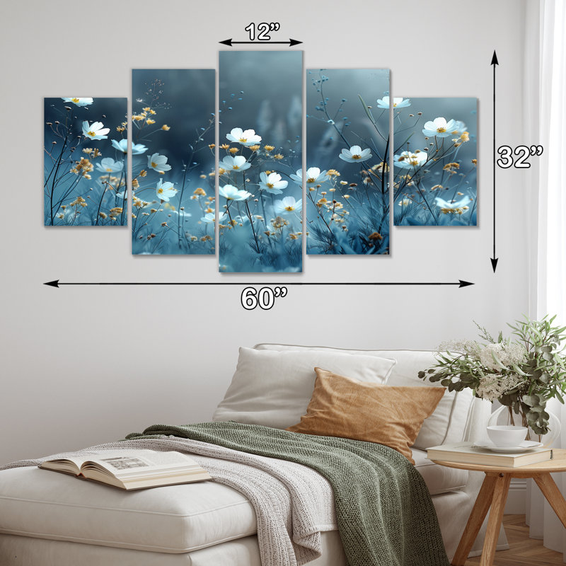 Bibeau - Ensemble d'art sur toile Fleurs sauvages