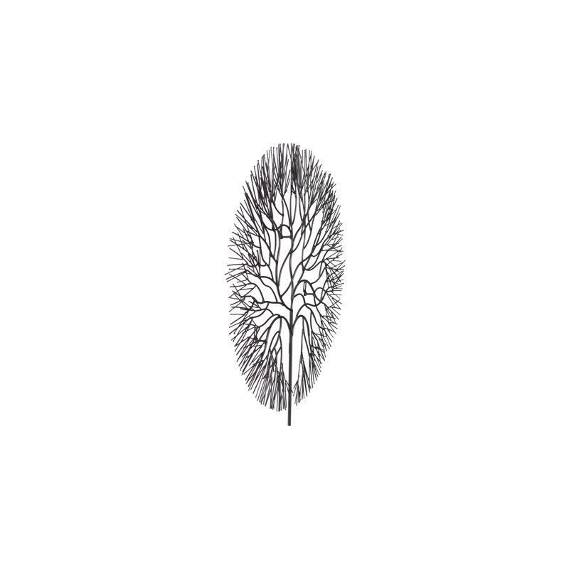 Wire Tree Wall Décor, 30" H x 28" W x 1" D