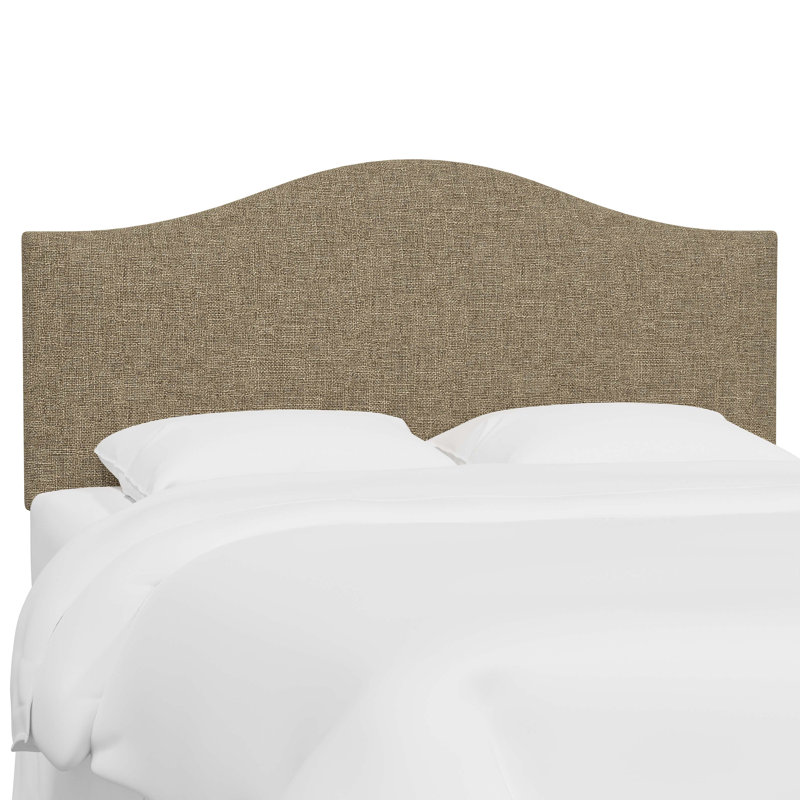 Tête de lit tapissier Hermosa, Lin naturel texturé Zuma, Complète