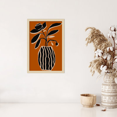 Ochère morte n ° 5 encadrée sur papier par Treechild Print