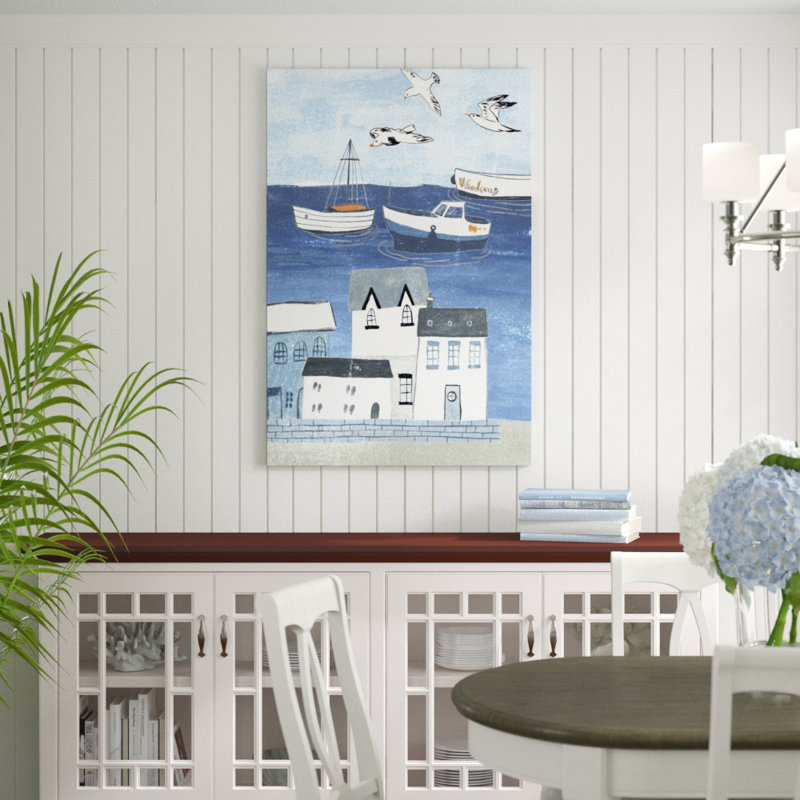Sailors Rest I by Melissa Wang - Painting, 122cm H x 81cm W, Wrapped Canvas
