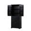 Armoire de rangement noire pour salle de bain, tablette réglable sur une tablette, construction-1879808698