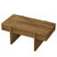 Table basse 47,24 "en bois avec 2 tiroirs de rangement pour le salon