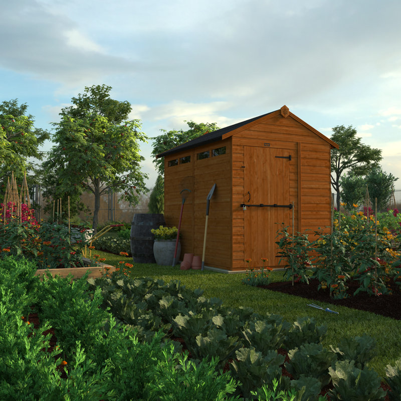 8x6w TigerFlex® Shiplap Apex Security Shed