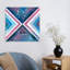 Cosmic Libra Pride Abstract Geometric Contemporary Landscape Nature, impression murale-129898126