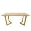 Julianna Oak Solid Wood Base Dining Table-557385145-557385139