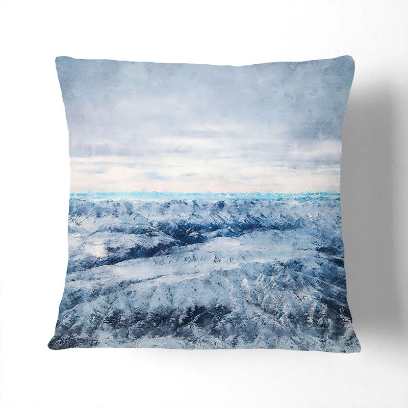Square Throw Cushion, White, 55cm H x 55cm W x 20cm D