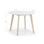 Aramis Round Solid Wood Base Dining Table-448976790-448976791