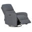 Fauteuil inclinable électrique pivotant 3 en 1 Dakota avec ports USB, ports Type-C et poche latérale-113432844
