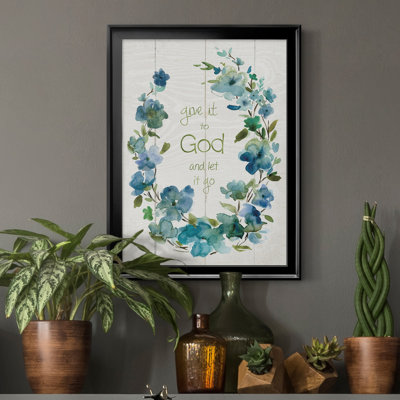 «Offrez-le à Dieu», art textuel sur toile