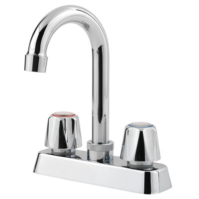 Pfirst Series Double Handle Kitchen Faucet