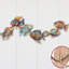 Ornements décoratifs en bois 6 pièces Coastal Fish