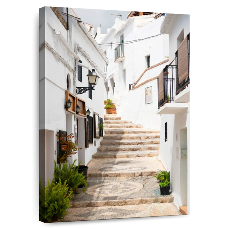 Lilie Made In Spain Collection-Mijas White Village, 30" H x 20" W