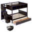 Lit superposé simple au dessus d'un lit double Imbi Kids-320521053