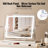 Lighted Makeup Mirror 3 Color Vanity w/ USB Port Magnification