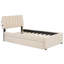 Lit plateforme à plateau-coussin double Teddy-121110542