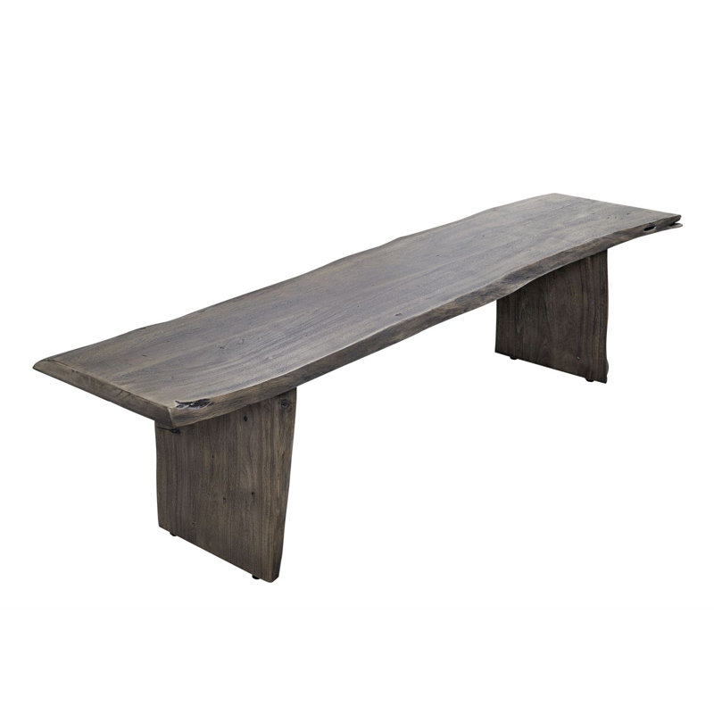 Pure Acacia Solid Wood Bench, H45 x W38 x D220cm