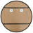 Simryn Iron Frame Round Mirror-626429766