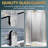 Neo-Angle Corner Shower Enclosure, Pivot Shower Door, 6mm Clear Tempered Glass, 36.5"Wx36.5"Dx72"H-103040026