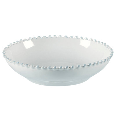 Bol à pâtes Pearl, blanc