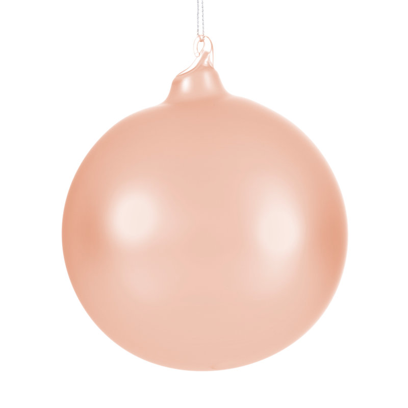 Ornement boule de verre, Corail