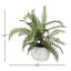 Faux Boston Fern Plant in Ceramic Pot
